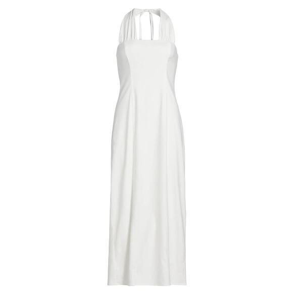 Reformation Bessi Linen Halterneck Midi Dress - 4 - Picture 1 of 6